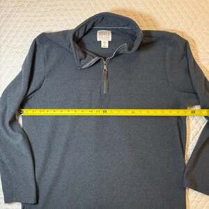 Grove & Hollow Men's Blue 1/4 Zip Pullover